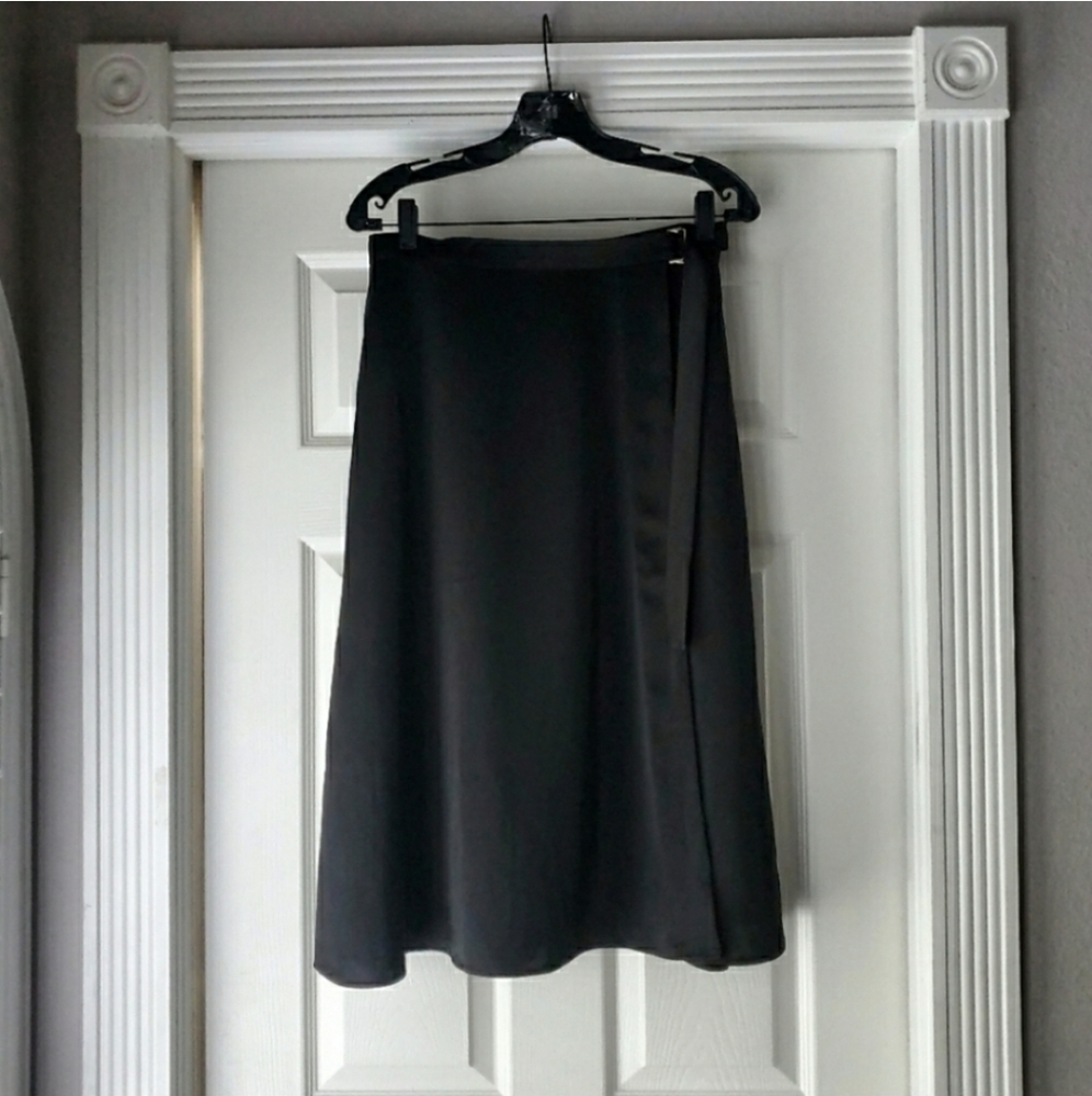 Black Silk Skirt